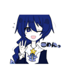 アオキャラスタンプ（個別スタンプ：14）
