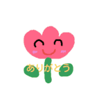 チューリップ顔（個別スタンプ：1）
