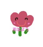 チューリップ顔（個別スタンプ：21）