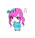挨拶ガール（個別スタンプ：3）