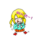 挨拶ガール（個別スタンプ：4）