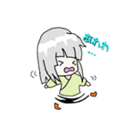 挨拶ガール（個別スタンプ：8）