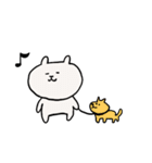 くまねこスタンプーよく使いそうな言葉ー（個別スタンプ：1）