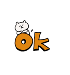くまねこスタンプーよく使いそうな言葉ー（個別スタンプ：25）