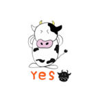 もー君(牛)のつぶやき（個別スタンプ：1）