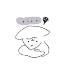 眠れる森のひつじ(羊)（個別スタンプ：4）