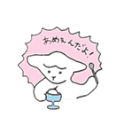 眠れる森のひつじ(羊)（個別スタンプ：7）