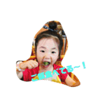 梨心ちゃん①-①（個別スタンプ：1）