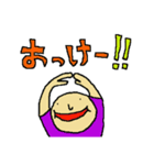 かたつむりのらくがきスタンプ（個別スタンプ：15）