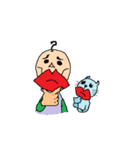 しょうかい君はクチビル星人（個別スタンプ：8）