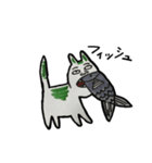人面猫のルーさん（個別スタンプ：19）