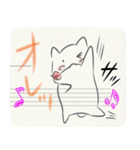 (カメレオン)JKが描きそうなネコ型スタンプ（個別スタンプ：28）