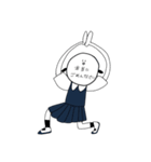 感情が顔に出てるJK（個別スタンプ：3）