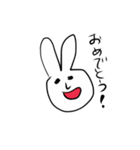 絶妙なうさぎ（個別スタンプ：6）