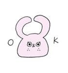 いつもおなじ顔のうさぎ（個別スタンプ：16）