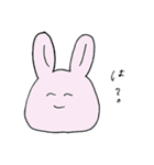 いつもおなじ顔のうさぎ（個別スタンプ：20）