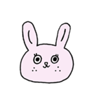 いつもおなじ顔のうさぎ（個別スタンプ：22）