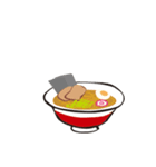 動くラーメンステッカー（個別スタンプ：3）