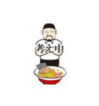 動くラーメンステッカー（個別スタンプ：16）