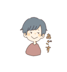 おんなのことおとこのこのスタンプ（個別スタンプ：2）