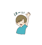 おんなのことおとこのこのスタンプ（個別スタンプ：3）
