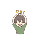 おんなのことおとこのこのスタンプ（個別スタンプ：5）