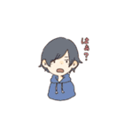 おんなのことおとこのこのスタンプ（個別スタンプ：23）