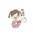 おんなのことおとこのこのスタンプ（個別スタンプ：31）