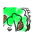 ぶろっこりー。たまになかま。白背景必須。（個別スタンプ：3）