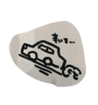 車のスタンプ8個（個別スタンプ：4）