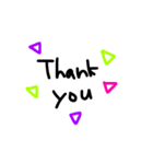 カラフル三角の日常（個別スタンプ：10）