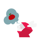 赤ずきんうさぎ（個別スタンプ：23）