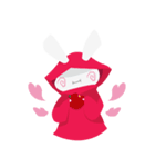 赤ずきんうさぎ（個別スタンプ：25）
