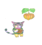 ニャンコとお花（個別スタンプ：2）
