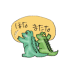 ワニ丸ワニ佳（個別スタンプ：39）