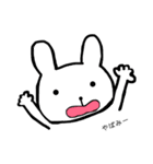 ギリギリうさぎ（個別スタンプ：8）