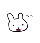 ギリギリうさぎ（個別スタンプ：21）