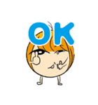一頭身みーちゃん（個別スタンプ：1）
