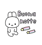 イタリア語のうさぎちゃん（個別スタンプ：5）