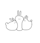 うさぎは皆の心の友（個別スタンプ：16）