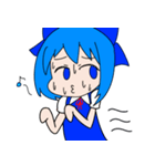 東方Project チルノ8こ入り（個別スタンプ：4）