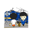 鉄道ブルートレイン（個別スタンプ：11）