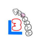 歯式.ジグモンディシステム.歯科技工士（個別スタンプ：3）