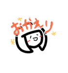女の子のゆる顔（個別スタンプ：8）