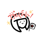 女の子のゆる顔（個別スタンプ：10）