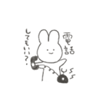 としくんがすきなうさぎ（個別スタンプ：5）