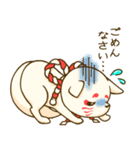 しろくろおきつねスタンプ（個別スタンプ：12）