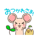 発芽ねずみたん時々ひよこまめ（個別スタンプ：4）
