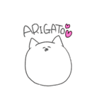 ゆるいねこっぽいやつ（個別スタンプ：3）