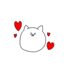 ゆるいねこっぽいやつ（個別スタンプ：4）